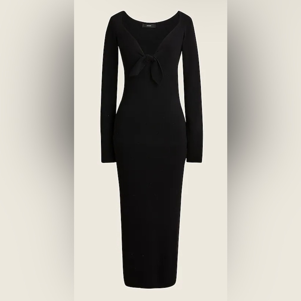 J. Crew - Ribbed tie-front sweater-dress